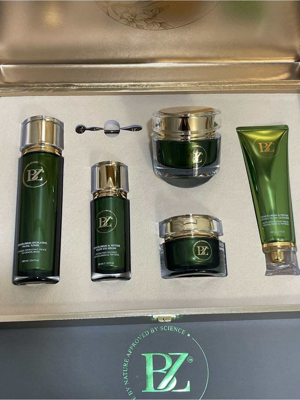 NEW Below Zero Dendrobium Multi-Peptide Luxury Skincare & Eye Care Set